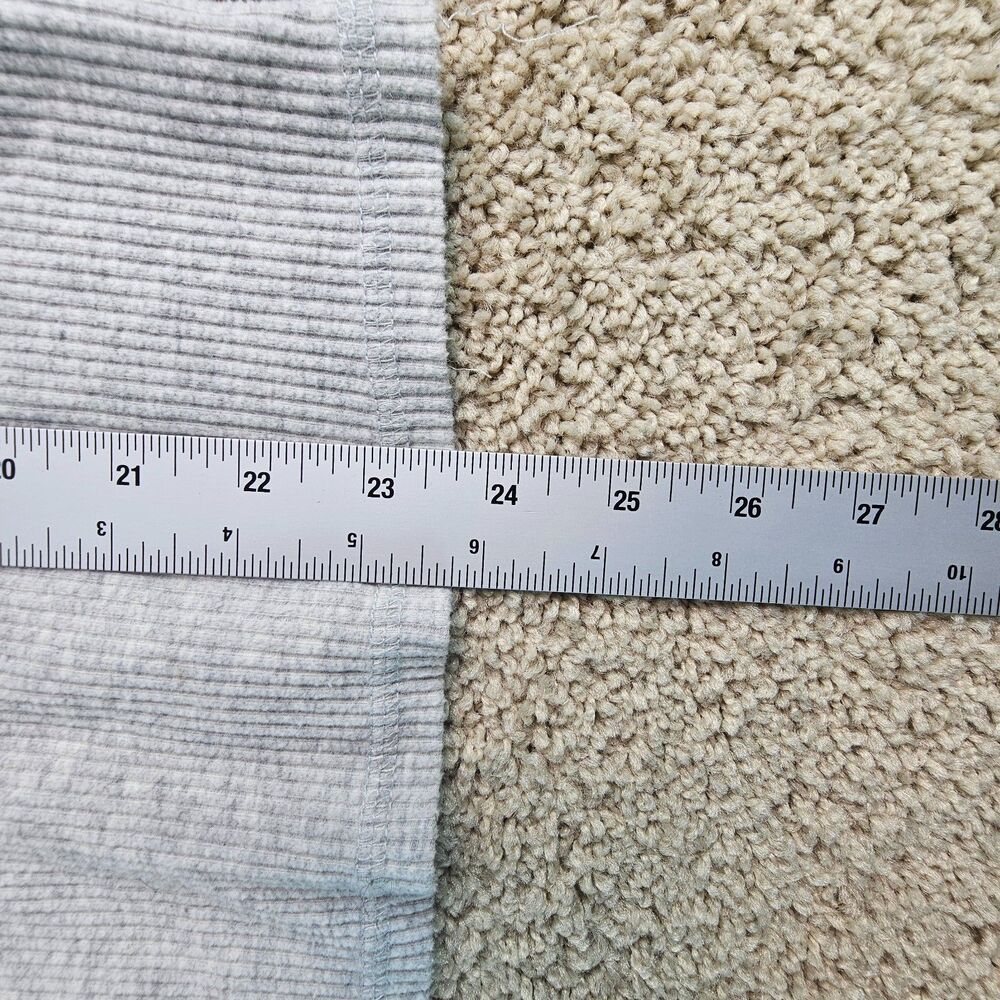 Old Navy Ribbed Long Sleeve Tops L Gray Ivory Stretch Layering Tees 2 Piece Lot - Picture 11 of 12